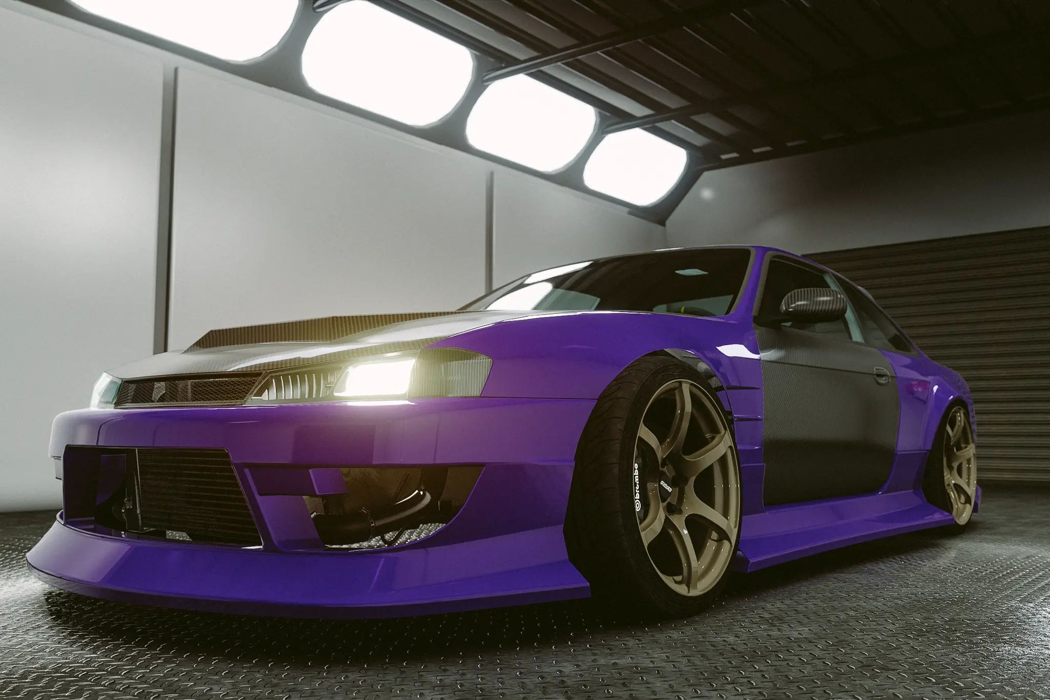 SD061 S14 Kouki Street Car For Assetto Corsa